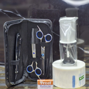 combo barbero máquina de corte + patillera profesional