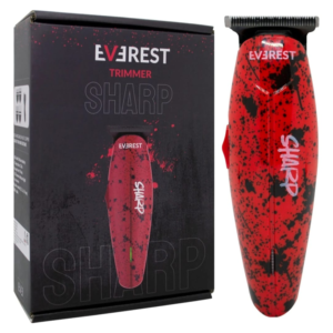 everest trimmer sharp splatter red & black