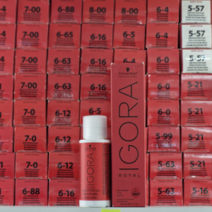 kit igora royal coloración real + oxidante 20 vol.