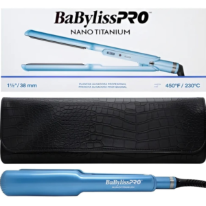 plancha babyliss pro nano titanium blue edition (450°f)