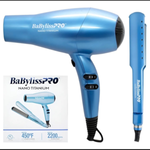 set combo babyliss pro planchita alisados + secador 2200w
