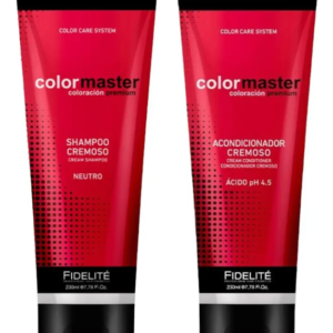 fidelité color master línea 230ml (shampoo neutro y extra Ácido)
