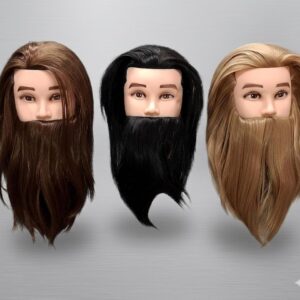 cabezales de práctica con barba pack diversidad